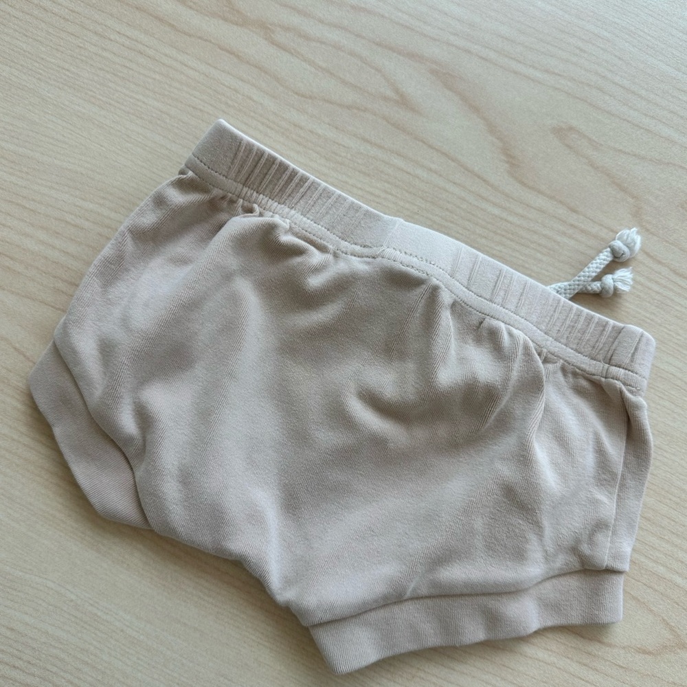 Tan Drawstring Shorts - Picture 3 of 3